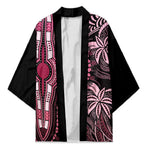 Polynesia Mixed African Dashiki Kimono Afro-pacific Culture - Pink
