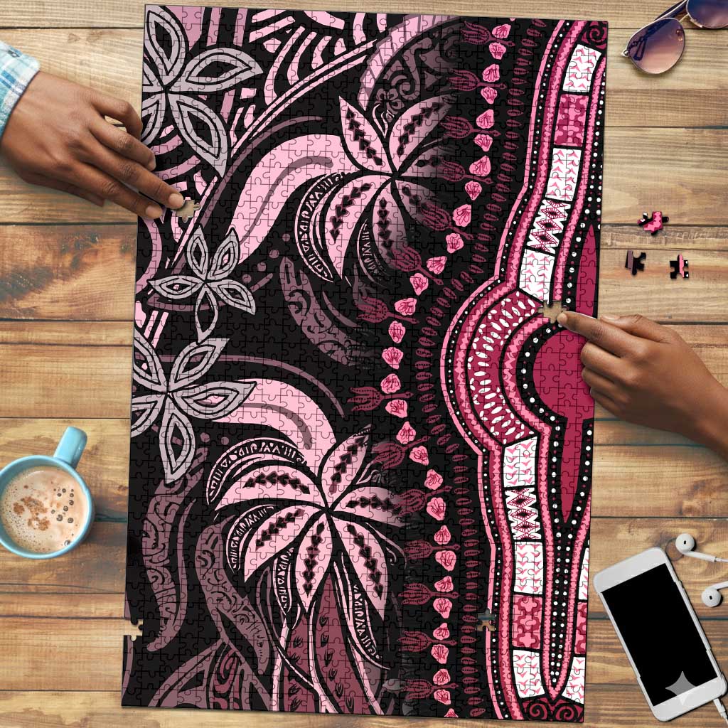 Polynesia Mixed African Dashiki Puzzle Afro-pacific Culture - Pink