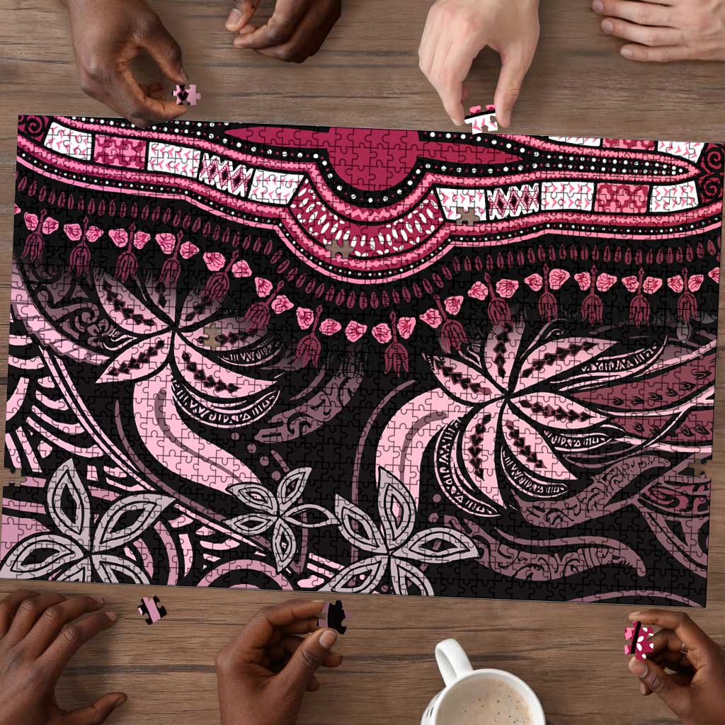 Polynesia Mixed African Dashiki Puzzle Afro-pacific Culture - Pink