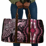 Polynesia Mixed African Dashiki Travel Bag Afro-pacific Culture - Pink