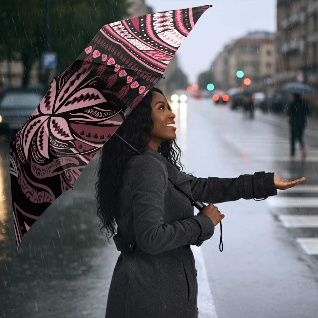 Polynesia Mixed African Dashiki Umbrella Afro-pacific Culture - Pink