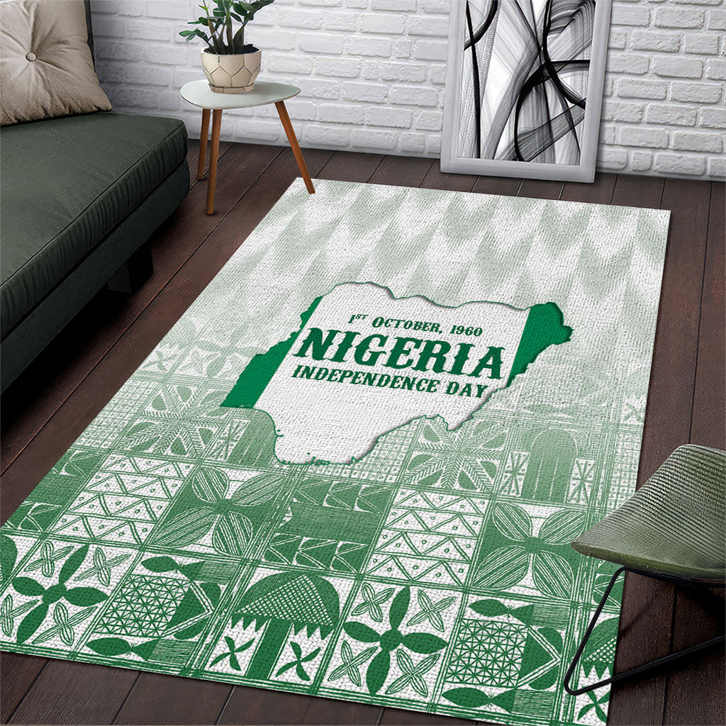 Proudly Nigerian Independence Day 1960 Area Rug