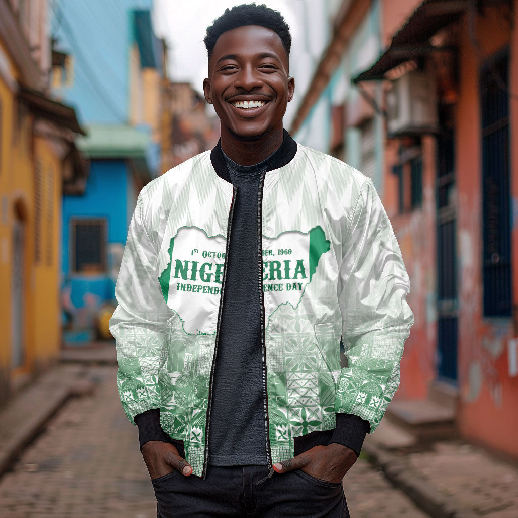 Proudly Nigerian Independence Day 1960 Personalized Bomber Jacket