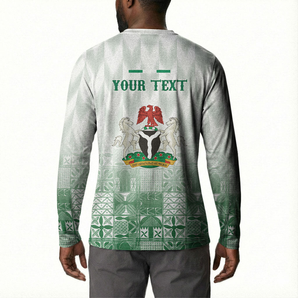 Proudly Nigerian Independence Day 1960 Personalized Button Sweatshirt