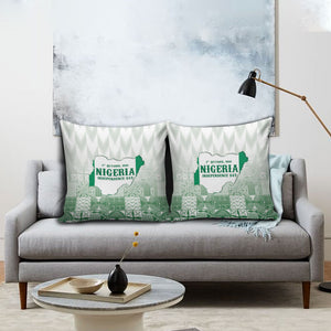 Proudly Nigerian Independence Day 1960 Pillow Cover