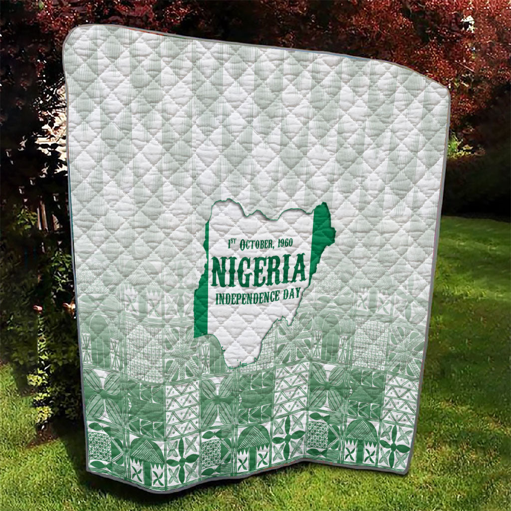Proudly Nigerian Independence Day 1960 Quilt