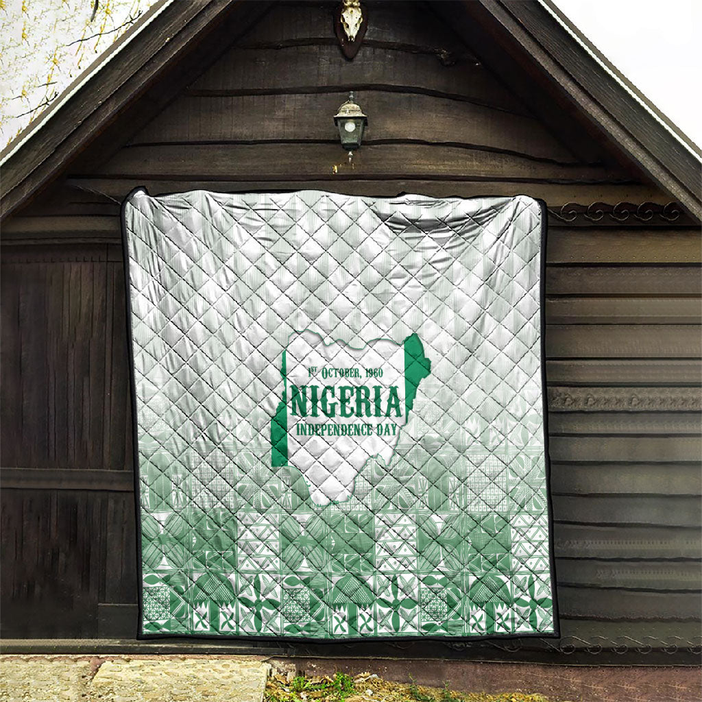 Proudly Nigerian Independence Day 1960 Quilt