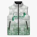 Proudly Nigerian Independence Day 1960 Personalized Sleeveless Puffer Jacket