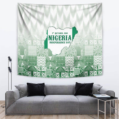 Proudly Nigerian Independence Day 1960 Tapestry
