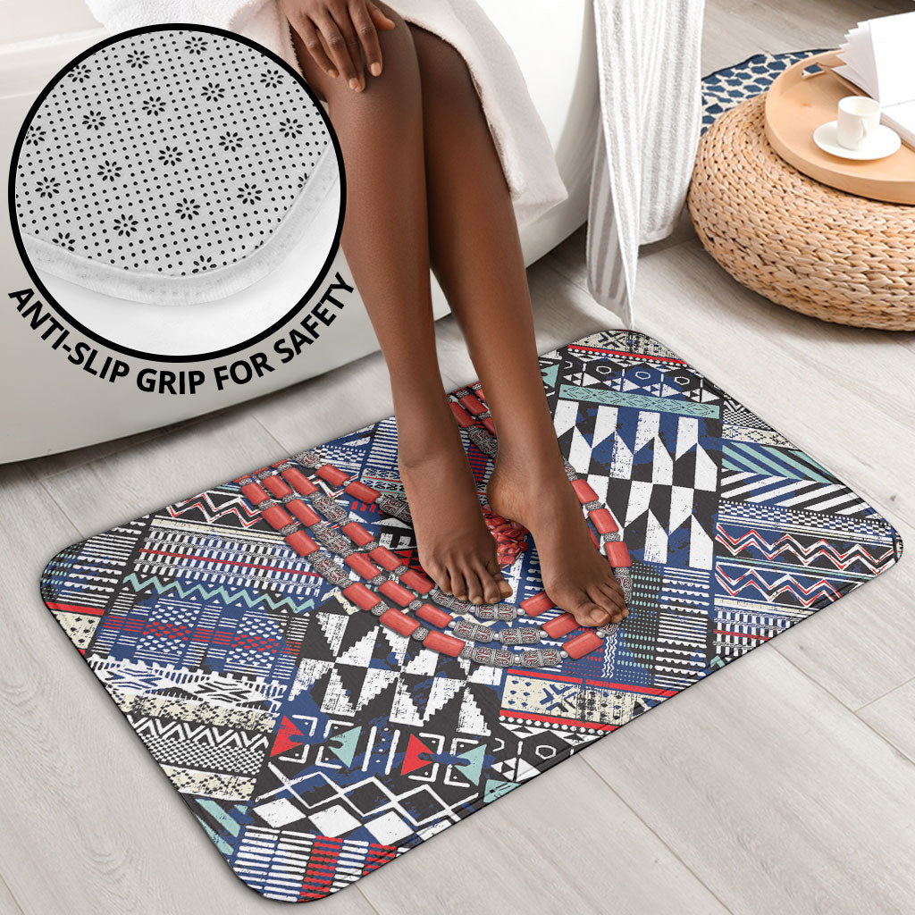 Nigeria Traditional Coral Bead Attire Bathroom Set Tribal African Style