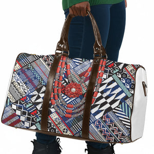 Nigeria Traditional Coral Bead Attire Travel Bag Tribal African Style
