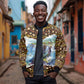 Zambian Heritage Independence 1964 Bomber Jacket Traditional African Seamless Pattern