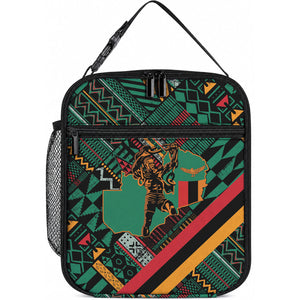 Zambia Victoria Falls Lunch Bag Indigenous Wild Animal Skins Tribal Patchwork