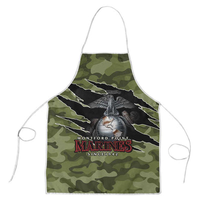 Montford Point Marines Apron African American Breaking Barriers 1942