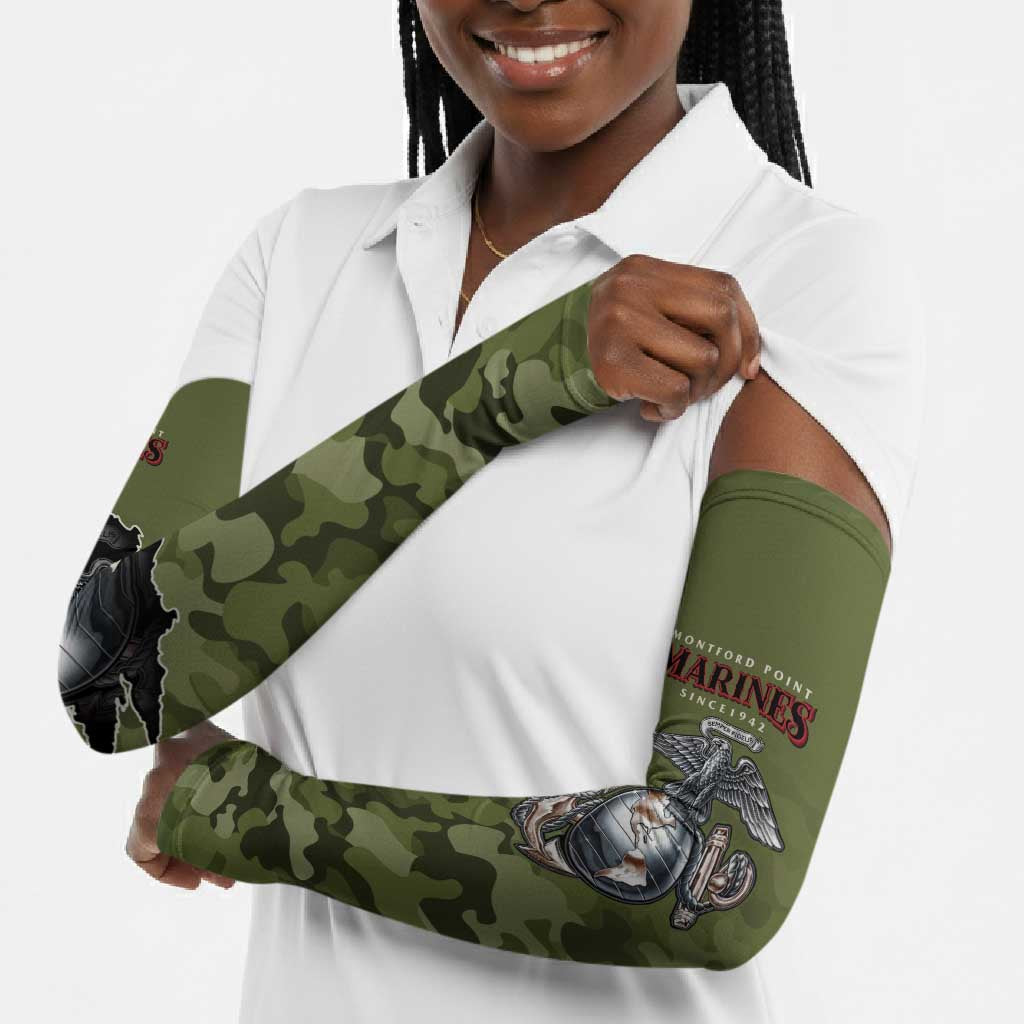 Montford Point Marines Arm Sleeves African American Breaking Barriers 1942