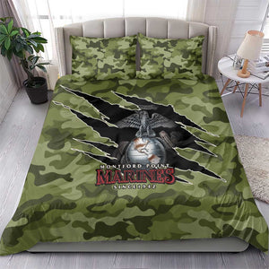 Montford Point Marines Bedding Set African American Breaking Barriers 1942