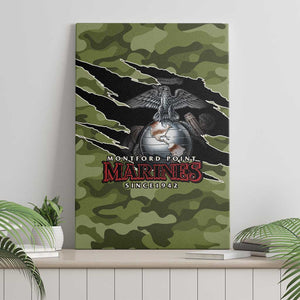 Montford Point Marines Canvas Wall Art African American Breaking Barriers 1942