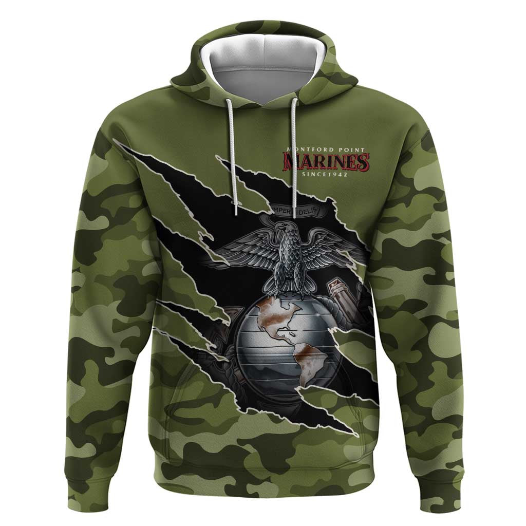 Montford Point Marines Hoodie African American Breaking Barriers 1942