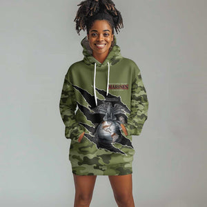 Montford Point Marines Hoodie Dress African American Breaking Barriers 1942