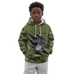 Montford Point Marines Kid Hoodie African American Breaking Barriers 1942