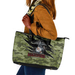 Montford Point Marines Leather Tote Bag African American Breaking Barriers 1942