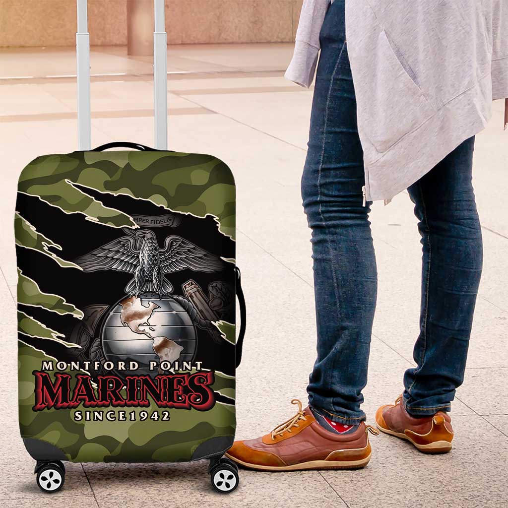 Montford Point Marines Luggage Cover African American Breaking Barriers 1942