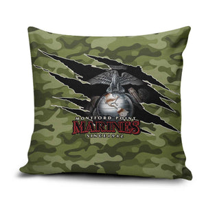 Montford Point Marines Pillow Cover African American Breaking Barriers 1942