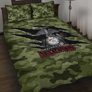 Montford Point Marines Quilt Bed Set African American Breaking Barriers 1942