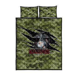 Montford Point Marines Quilt Bed Set African American Breaking Barriers 1942