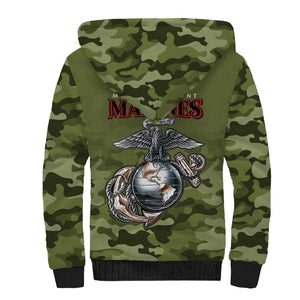 Montford Point Marines Sherpa Hoodie African American Breaking Barriers 1942