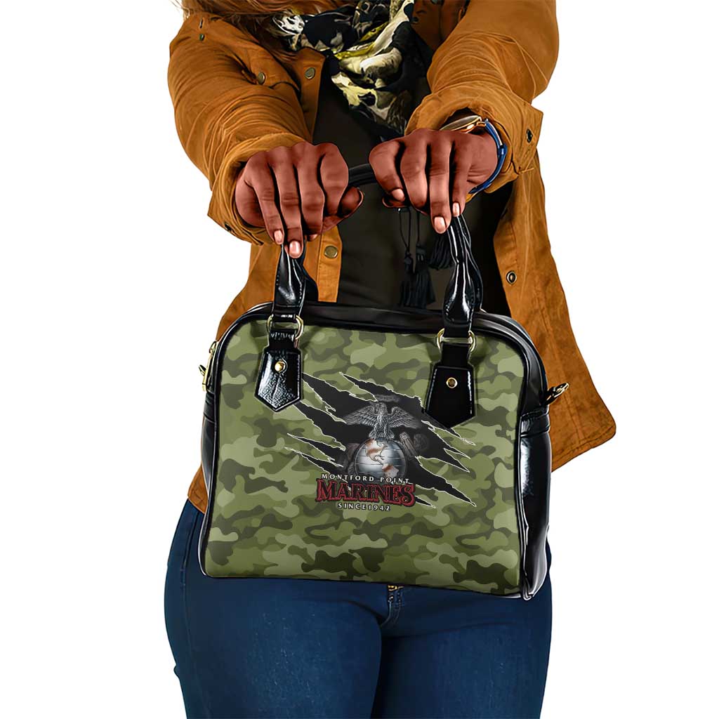 Montford Point Marines Shoulder Handbag African American Breaking Barriers 1942
