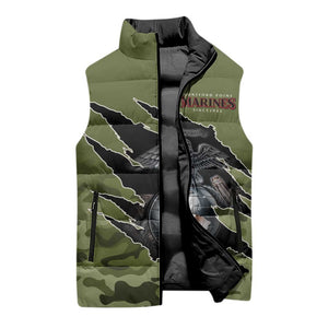 Montford Point Marines Sleeveless Puffer Jacket African American Breaking Barriers 1942