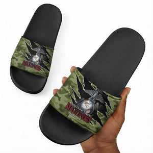 Montford Point Marines Slide Sandals African American Breaking Barriers 1942