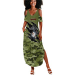 Montford Point Marines Summer Maxi Dress African American Breaking Barriers 1942