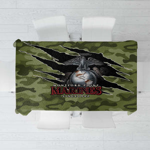 Montford Point Marines Tablecloth African American Breaking Barriers 1942