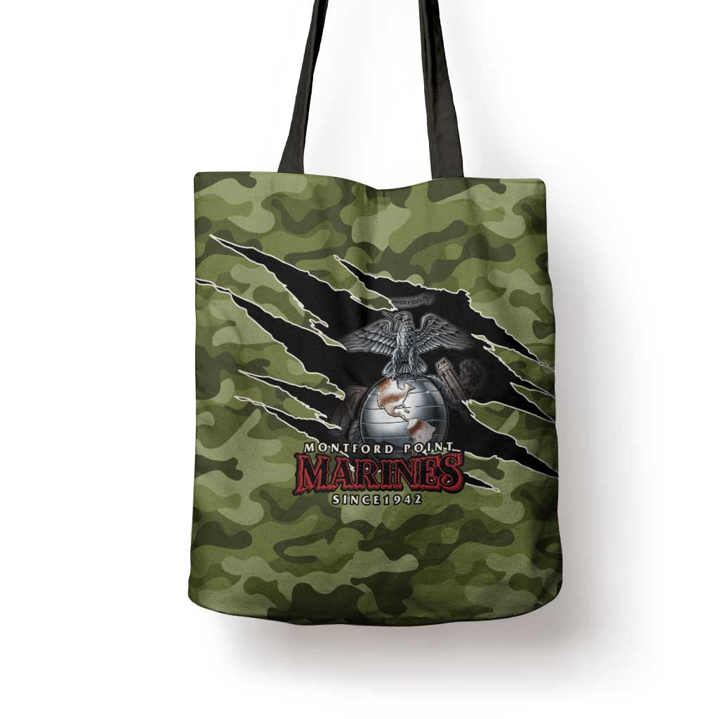 Montford Point Marines Tote Bag African American Breaking Barriers 1942