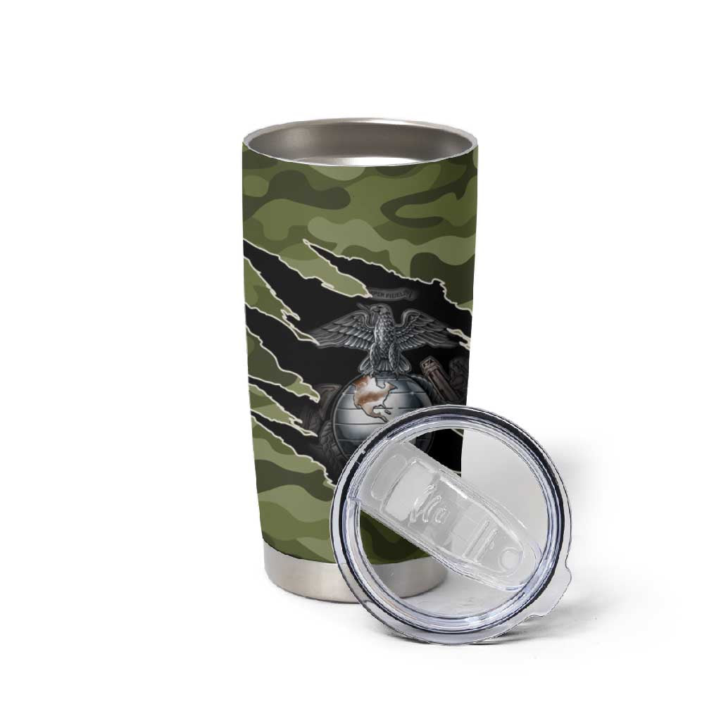 Montford Point Marines Tumbler Cup African American Breaking Barriers 1942