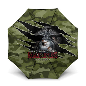 Montford Point Marines Umbrella African American Breaking Barriers 1942