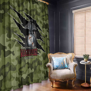 Montford Point Marines Window Curtain African American Breaking Barriers 1942