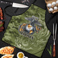 Montford Point Marines Apron Flame Fire Military Green Camo