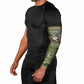 Montford Point Marines Arm Sleeves Flame Fire Military Green Camo