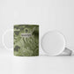 Montford Point Marines Ceramic Mug Flame Fire Military Green Camo
