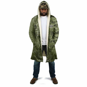 Montford Point Marines Cloak Flame Fire Military Green Camo