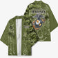 Montford Point Marines Kimono Flame Fire Military Green Camo