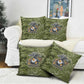 Montford Point Marines Pillow Cover Flame Fire Military Green Camo