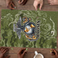 Montford Point Marines Puzzle Flame Fire Military Green Camo