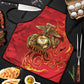 Montford Point Marines Apron Flame Fire Military Red Camo