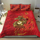 Montford Point Marines Bedding Set Flame Fire Military Red Camo