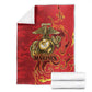 Montford Point Marines Blanket Flame Fire Military Red Camo