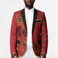 Montford Point Marines Blazer Flame Fire Military Red Camo